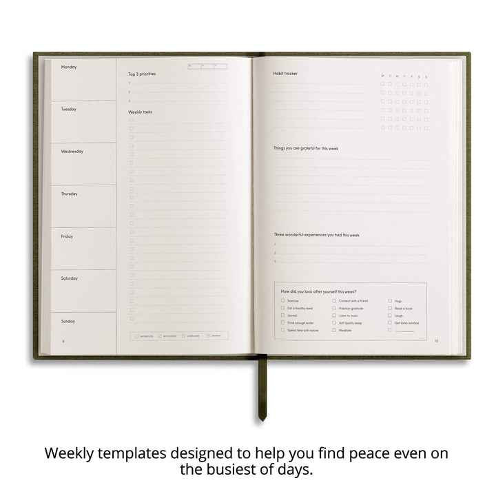 Chai Sunrise Weekly Planner - Sandstone