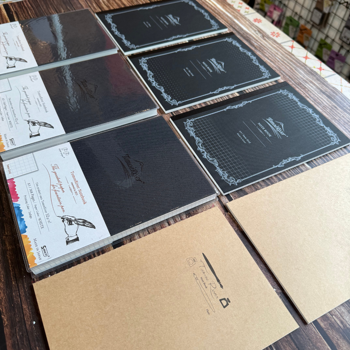 Sanzen Tomoe River FP A5 Softcover Notebook - Grid (160 pages)