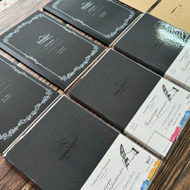Sanzen Tomoe River FP A5 Softcover Notebook - Grid (160 pages)