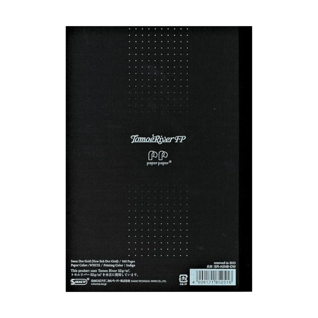 Sanzen Tomoe River FP A5 Softcover Notebook in Dotted (160 pages) — Sanzen notebook — quality writing journal with premium paper, at Cityluxe Singapore stationery store