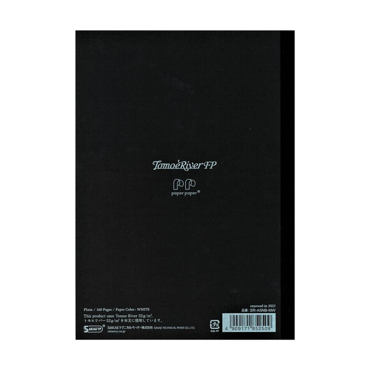 Sanzen Tomoe River FP A5 Softcover Notebook in Plain (160 pages) — Sanzen notebook — quality writing journal with premium paper, at Cityluxe Singapore stationery store