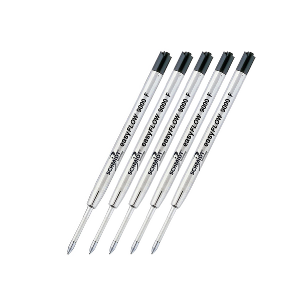 이미지를 갤러리 뷰어에 로드 , Schmidt EasyFlow 9000 Hybrid Ballpoint Pen Refill - Black | Fine
