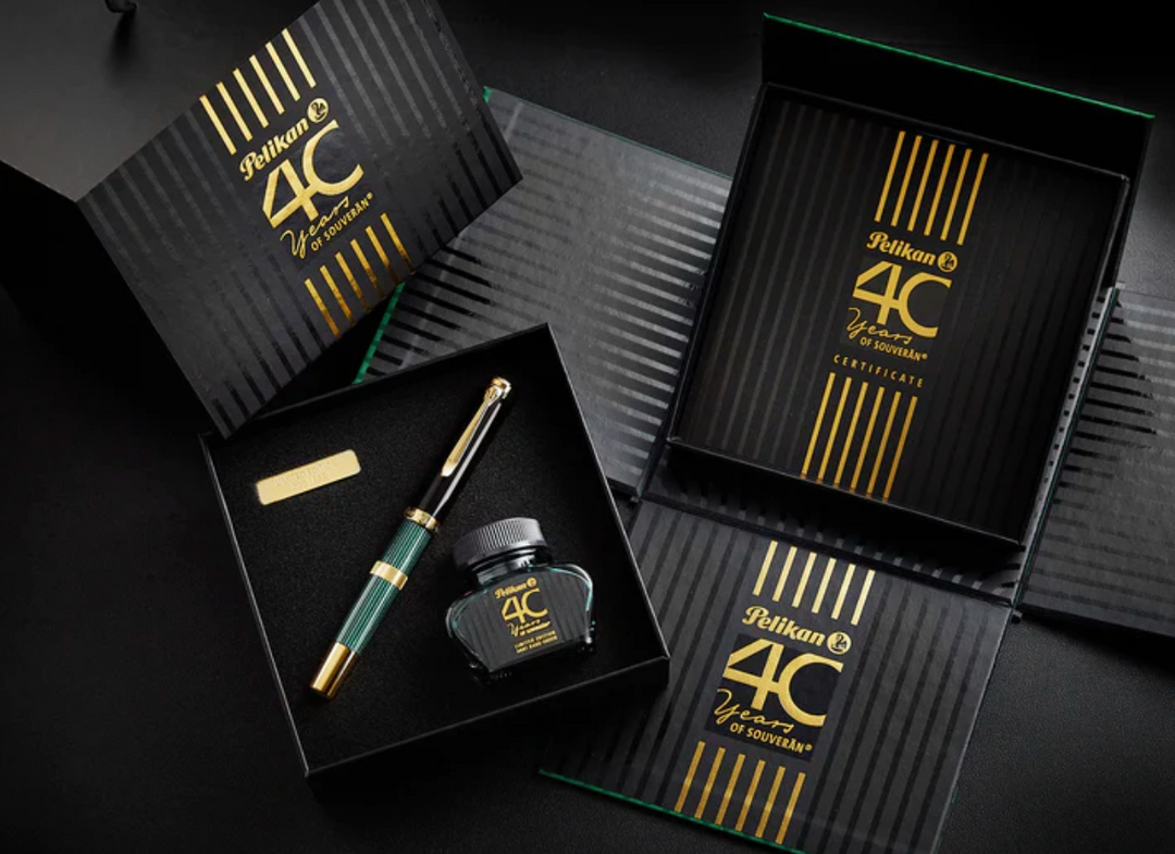 Pelikan Souveran M800 Fountain Pen 40th Anniversary Limited Edition [Pre-Order] — Pelikan stationery item — premium stationery and lifestyle, at Cityluxe Singapore