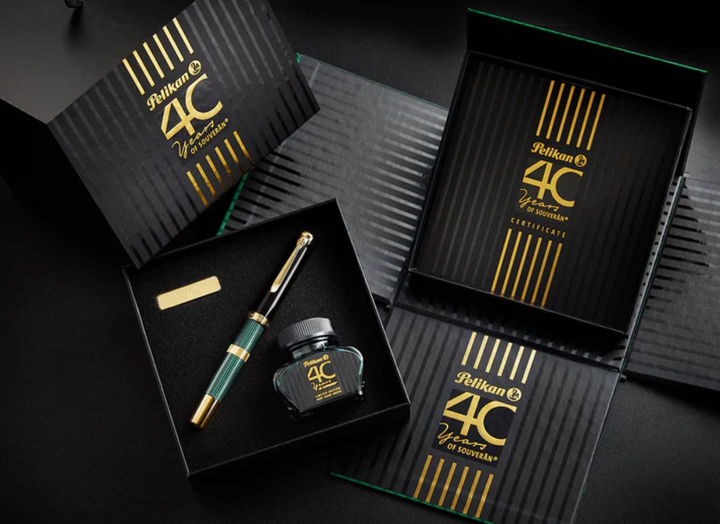 Pelikan Souveran M800 Fountain Pen 40th Anniversary Limited Edition [Pre-Order] — Pelikan stationery item — premium stationery and lifestyle, at Cityluxe Singapore