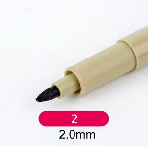 Sakura Pigma Graphic 2 Pen 2mm - Black