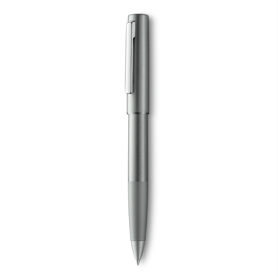 Lamy Aion Rollerball Pen Olivesilver — Lamy rollerball pen — fluid gel ink writing instrument, at Cityluxe Singapore