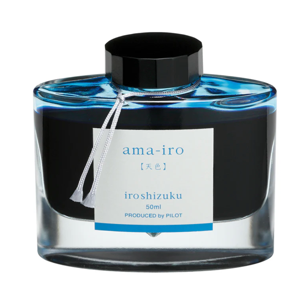 Pilot Explorer Fountain Pen Clear (Medium Nib) + Converter + Iroshizuku Ink 50ml Gift Set