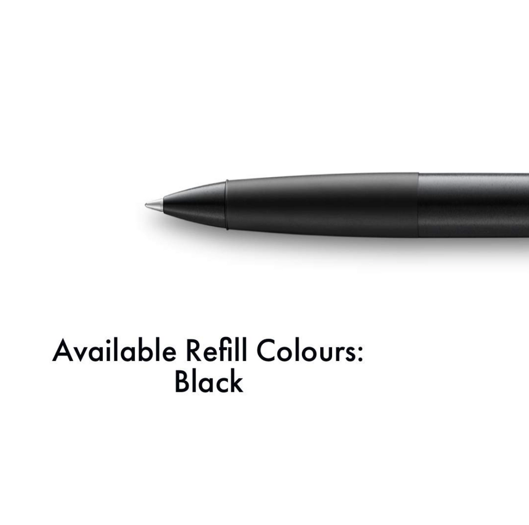 Lamy Aion Rollerball Pen Black — Lamy rollerball pen — fluid gel ink writing instrument, at Cityluxe Singapore