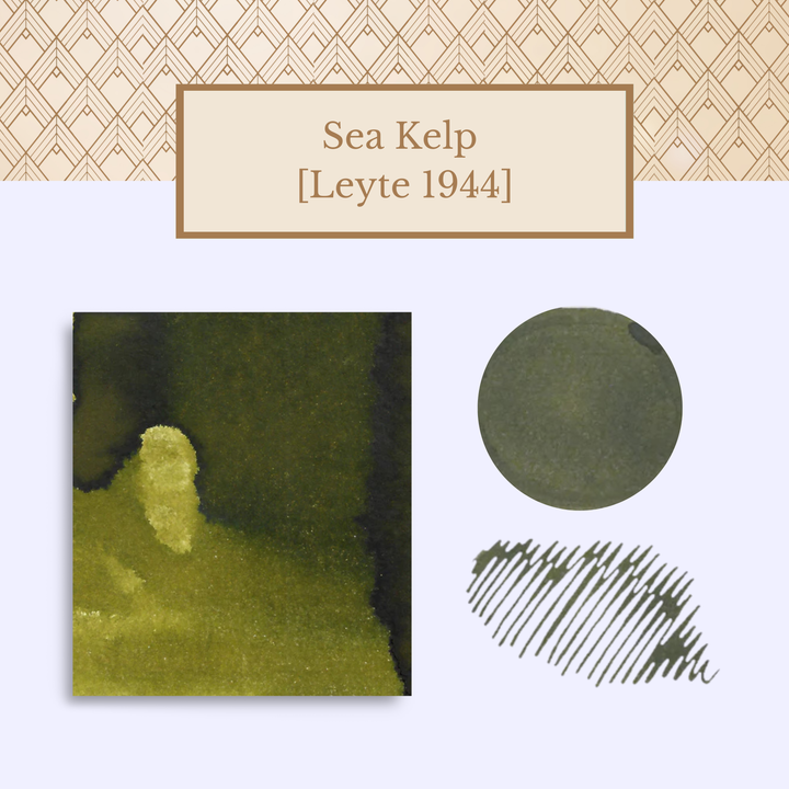 Vinta Inks 30ml Ink Bottle Sea Kelp (Leyte 1944)