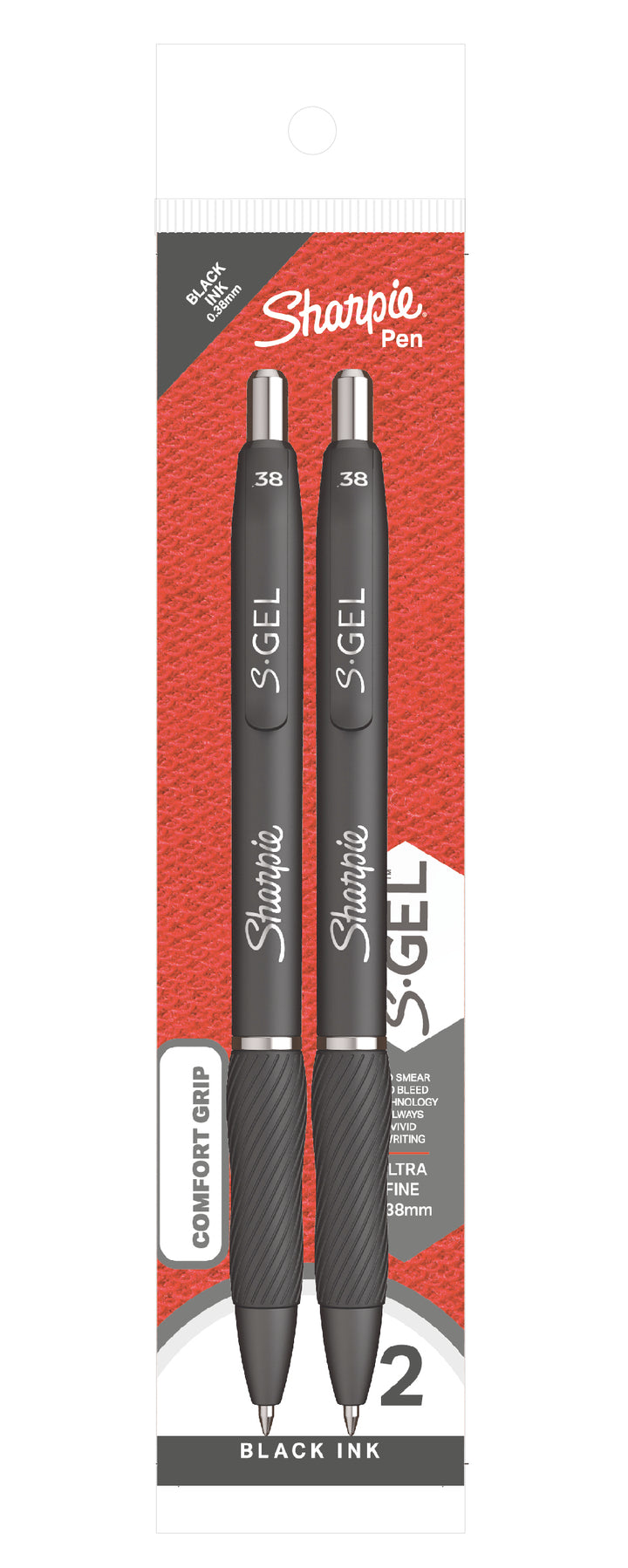 Sharpie Pen S GEL 0.38MM RT 2&