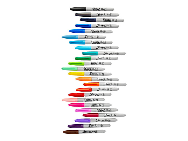 Sharpie Fine Point Permanent Markers Assorted Set of 24