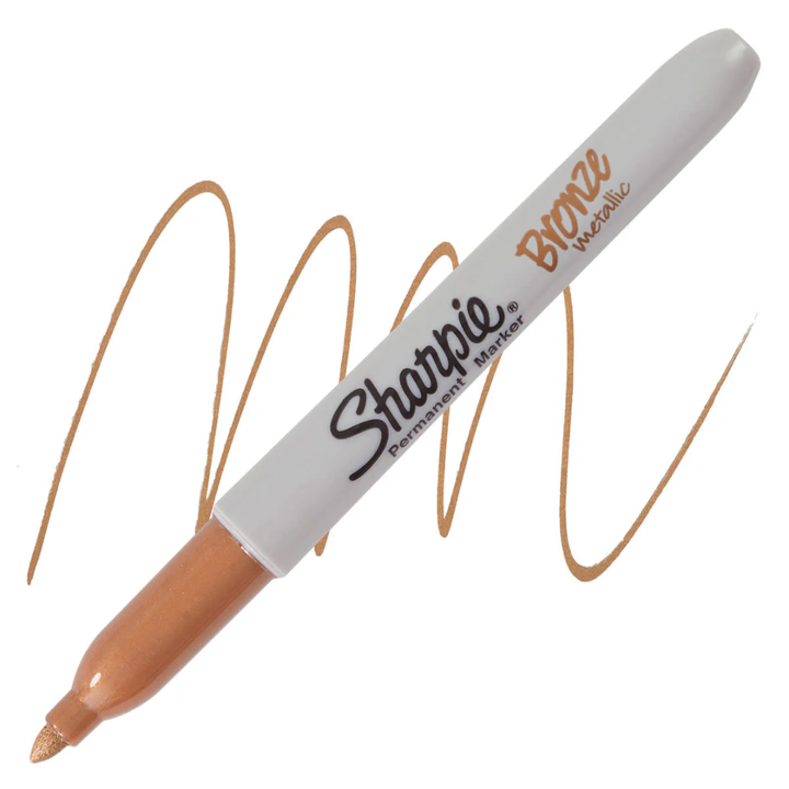 Sharpie Metallic Permanent Markers, Fine Point, Assorted 6 Colors (2029678) — Sharpie marker — premium stationery and lifestyle, at Cityluxe Singapore