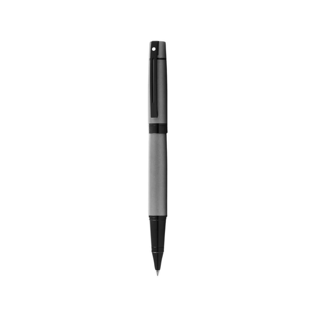 Sheaffer 300 E9345 Matte Gray With Black Trims Rollerball Pen (WW30)