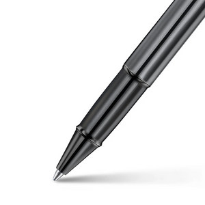 Sheaffer 100 9375 Rollerball Pen - Ionic Gunmetal Grey with Shiny PVD Trims
