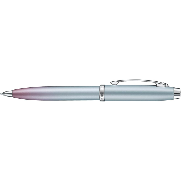 Sheaffer 100 9376 Expressions Blue and Pink Pearlised Gradient Ballpoint Pen with Chrome-plated Trims (WW31 Expressions) — Sheaffer ballpoint pen — reliable smooth-writing everyday pen, at Cityluxe Si