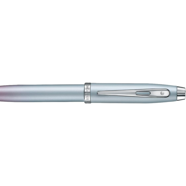 Load image into Gallery viewer, Sheaffer 100 9376 Expressions Blue and Pink Pearlised Gradient Ballpoint Pen with Chrome-plated Trims (WW31 Expressions)
