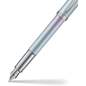 Sheaffer 100 9376 Expressions Blue and Pink Pearlised Gradient  with Chrome-plated Trims Fountain Pen (WW31 Expressions)