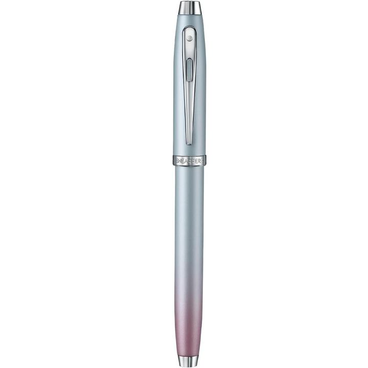Sheaffer 100 9376 Expressions Blue and Pink Pearlised Gradient  with Chrome-plated Trims Fountain Pen (WW31 Expressions) — Sheaffer fountain pen — precision nib writing instrument, at Cityluxe Singapo