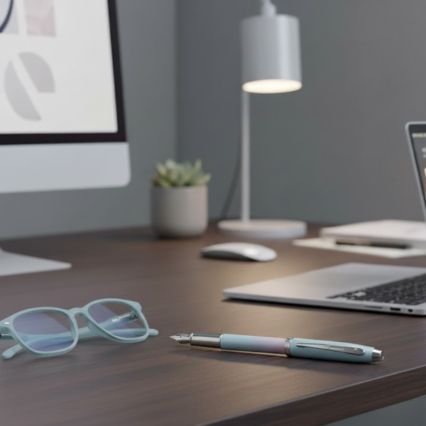 Load image into Gallery viewer, Sheaffer 100 9376 Expressions Blue and Pink Pearlised Gradient  with Chrome-plated Trims Fountain Pen (WW31 Expressions)
