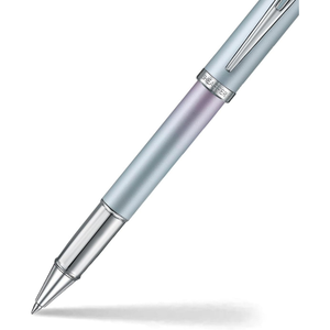 Sheaffer 100 9376 Expressions Blue and Pink Pearlised Gradient Rollerball Pen with Chrome-plated Trims (WW31 Expressions)