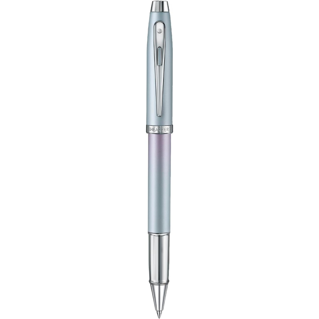 Sheaffer 100 9376 Expressions Blue and Pink Pearlised Gradient Rollerball Pen with Chrome-plated Trims (WW31 Expressions) …