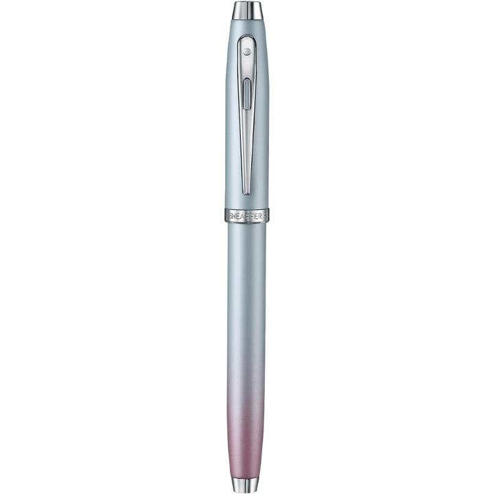 Sheaffer 100 9376 Expressions Blue and Pink Pearlised Gradient Rollerball Pen with Chrome-plated Trims (WW31 Expressions) …