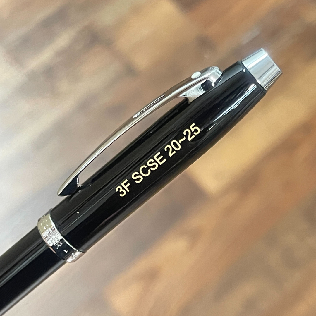 Sheaffer 100 E9338 Glossy Black Lacquer Ballpoint Pen (WW30)