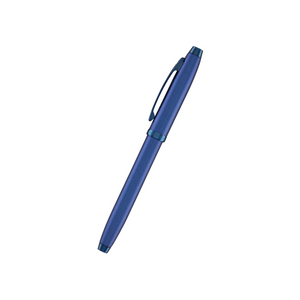 Sheaffer 100 E9371 Rollerball Pen - Satin Blue with PVD Blue Trims
