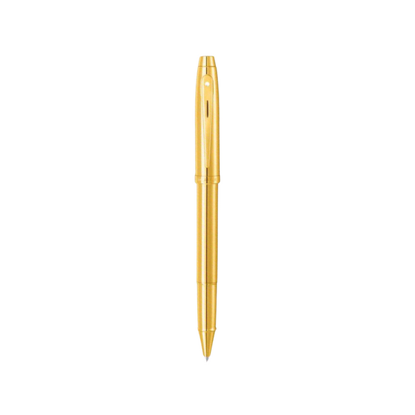 Load image into Gallery viewer, Sheaffer 100 E9372 Rollerball Pen - PVD Gold with PVD Gold-tone Trims
