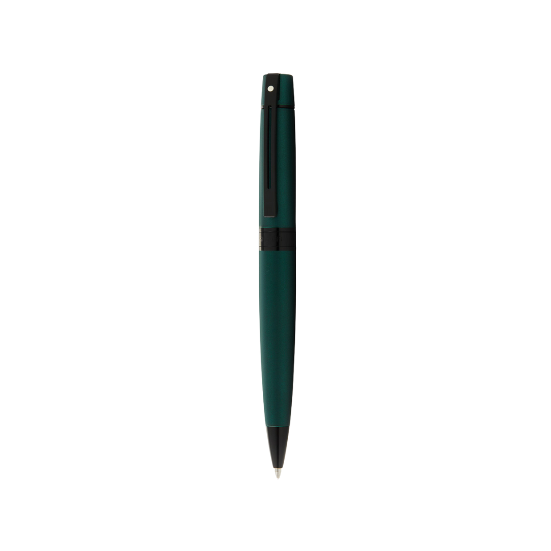 Sheaffer 300 E9346 Matte Green With Black Trims Ballpoint Pen (WW30) — Sheaffer ballpoint pen — reliable smooth-writing everyday pen, at Cityluxe Singapore