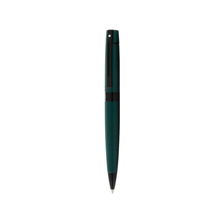 Sheaffer 300 E9346 Matte Green With Black Trims Ballpoint Pen (WW30) — Sheaffer ballpoint pen — reliable smooth-writing everyday pen, at Cityluxe Singapore