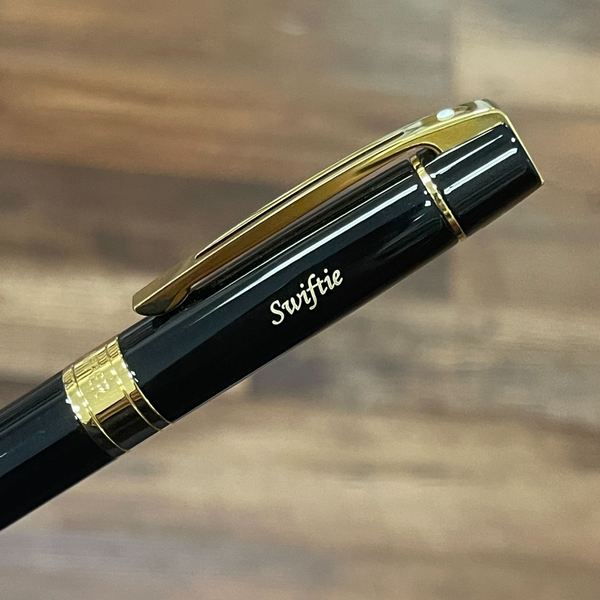 이미지를 갤러리 뷰어에 로드 , Sheaffer 300 E9325 Ballpoint Pen - Glossy Black with Gold-tone Trims
