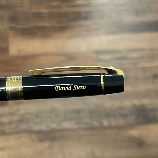 이미지를 갤러리 뷰어에 로드 , Sheaffer 300 E9325 Rollerball Pen - Glossy Black with Gold-tone Trims
