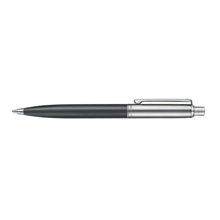 Sheaffer Sentinel Metal 331 Matte Black Barrel and Brished Chrome Cap Ballpoint Pen with Chrome Trims (WW31) — Sheaffer ballpoint pen — reliable smooth-writing everyday pen, at Cityluxe Singapore