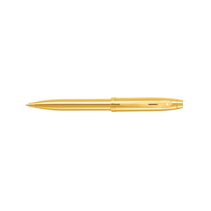 Sheaffer 100 E9372 Ballpoint Pen - PVD Gold with PVD Gold-tone Trims