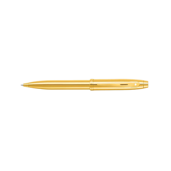 Load image into Gallery viewer, Sheaffer 100 E9372 Ballpoint Pen - PVD Gold with PVD Gold-tone Trims

