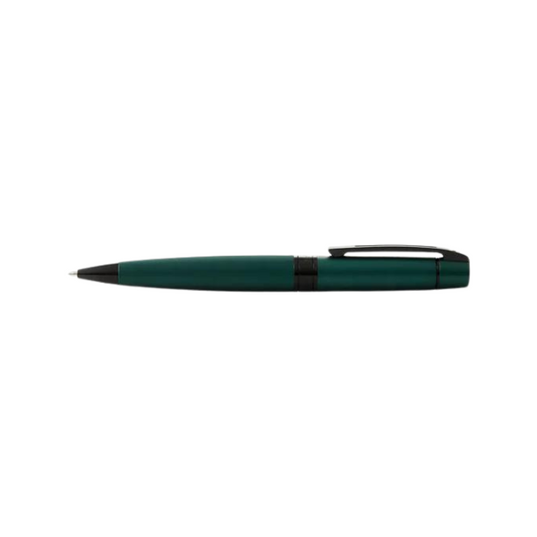 Load image into Gallery viewer, Sheaffer 300 E9346 Ballpoint Pen - Matte Green Lacquer with Polished Black Trims
