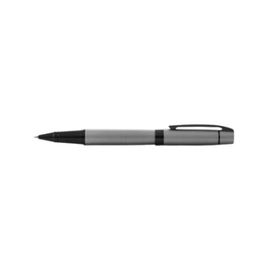 Sheaffer 300 E9345 Rollerball Pen - Matte Gray Lacquer with Polished Black Trims