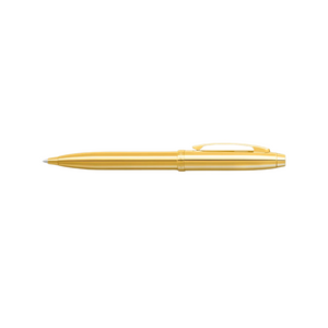 Sheaffer 100 E9372 Ballpoint Pen - PVD Gold with PVD Gold-tone Trims