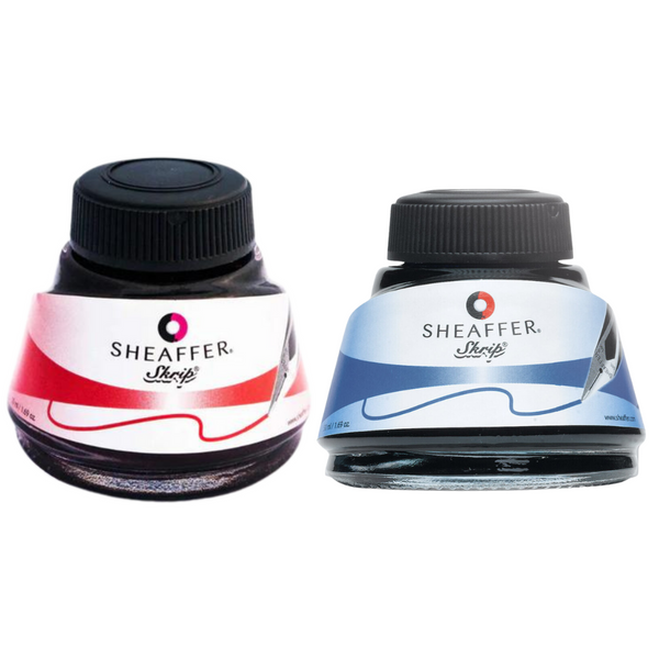 이미지를 갤러리 뷰어에 로드 , Sheaffer Ink Bottle Bundle (50ml) - Blue Black + Red
