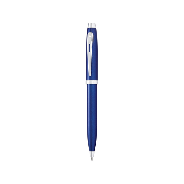 将图片加载到图库查看器，Sheaffer 100 Glossy Blue Lacquer CT Ballpoint Pen
