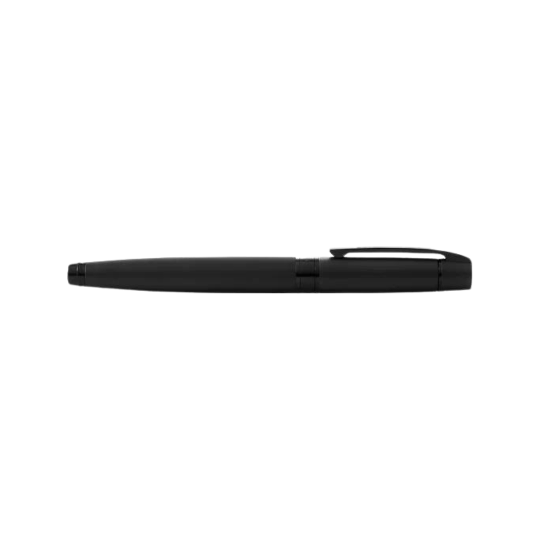 Sheaffer 300 E9343 Matte Black With Black Trims Rollerball Pen (WW30) — Sheaffer rollerball pen — fluid gel ink writing instrument, at Cityluxe Singapore