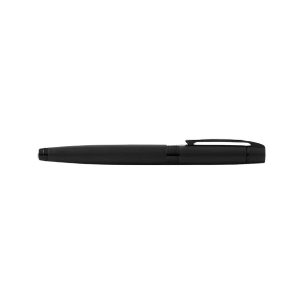 Load image into Gallery viewer, Sheaffer 300 E9343 Rollerball Pen - Matte Black Lacquer with Polished Black Trims
