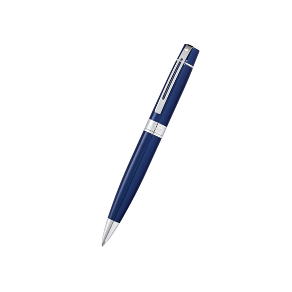 Load image into Gallery viewer, Sheaffer 300 E9341 Ballpoint Pen - Glossy Blue with Chrome Plated Trims
