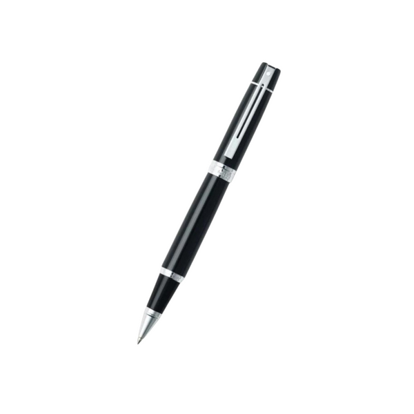 이미지를 갤러리 뷰어에 로드 , Sheaffer 300 E9312 Rollerball Pen - Glossy Black with Chrome Plated Trims
