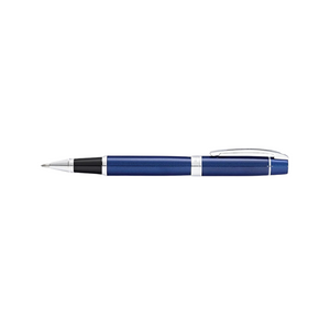 Sheaffer 300 E9341 Rollerball Pen - Glossy Blue with Chrome Plated Trims