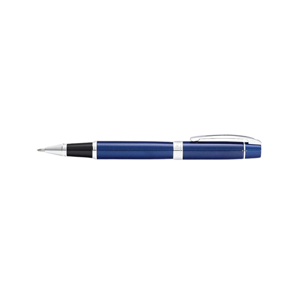 Load image into Gallery viewer, Sheaffer 300 E9341 Rollerball Pen - Glossy Blue with Chrome Plated Trims
