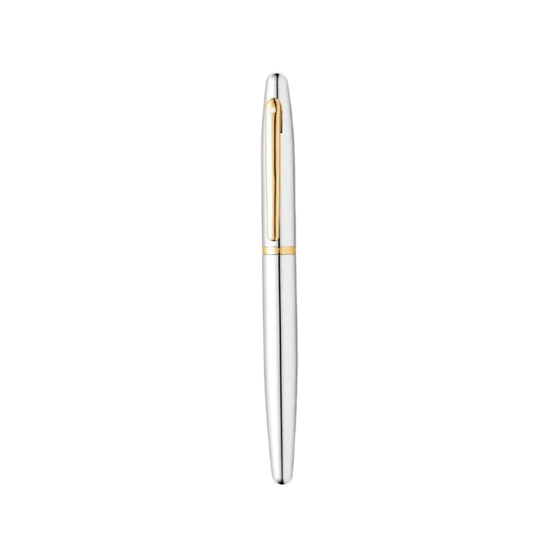 Sheaffer  VFM E9422 Polished Chrome with Gold Trims Rollerball Pen (WW31)