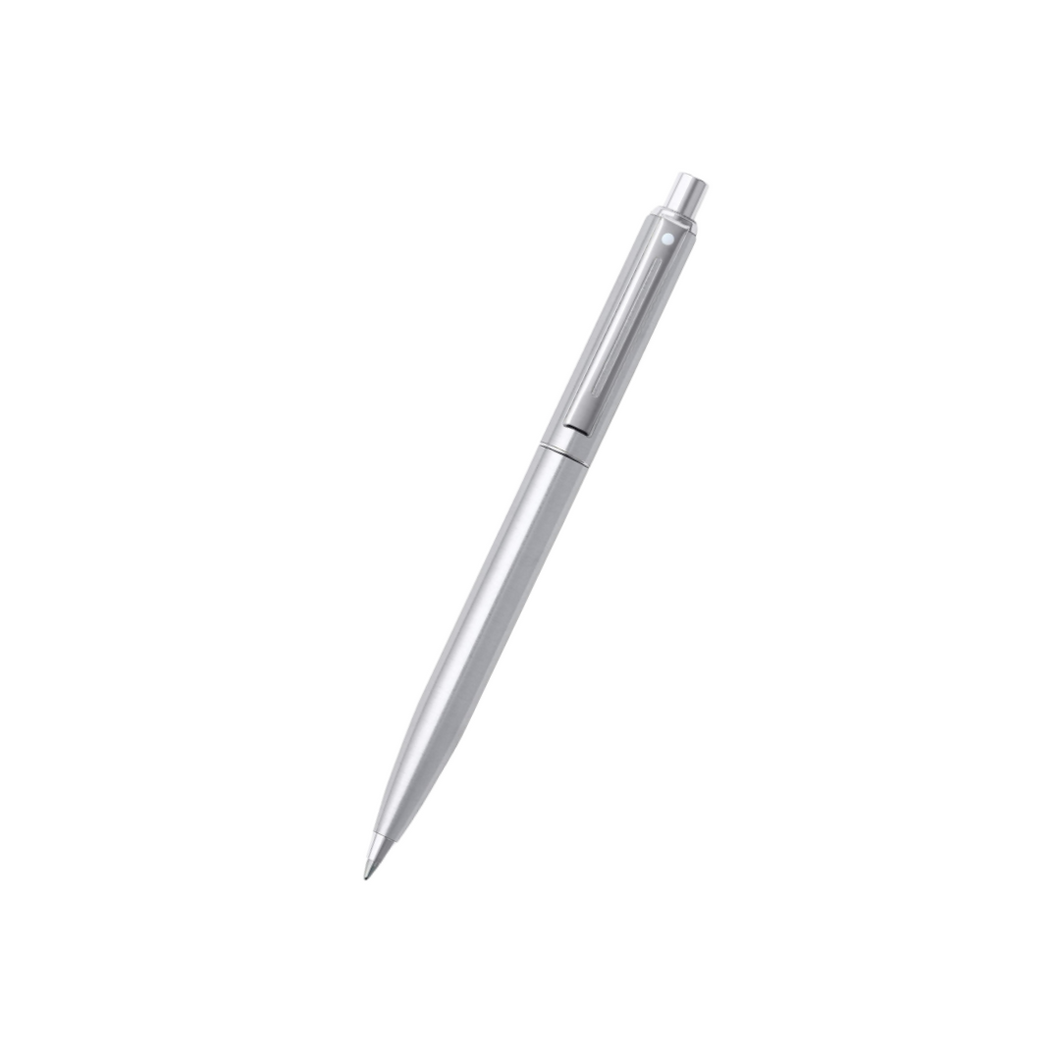 Sheaffer Sentinel Brushed Chrome Ballpoint Pen – Cityluxe