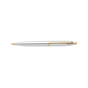 Sheaffer VFM E9422 Ballpoint Pen - Polished Chrome with Gold Plated Trims